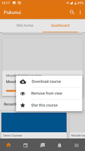 moodle mobile app download courses